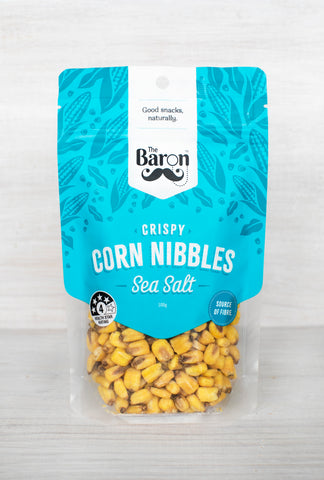Crispy Corn Nibbles - Sea Salt 100g