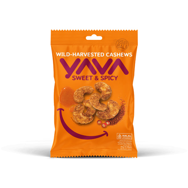 YAVA - Sweet & Spicy Cashews 35g