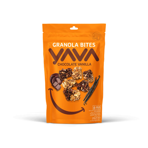YAVA - Cacao Vanilla Granola Bites 125g