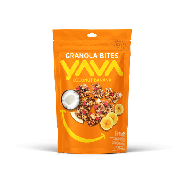 YAVA - Coconut Banana Granola Bites 125g