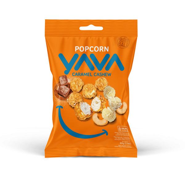 YAVA - Caramel Cashew Popcorn 60g